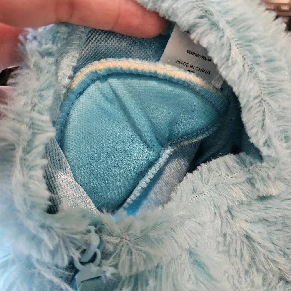 Monsters Inc Sully Sullivan Furry Tail One Piece Halloween Costume Toddler 2T